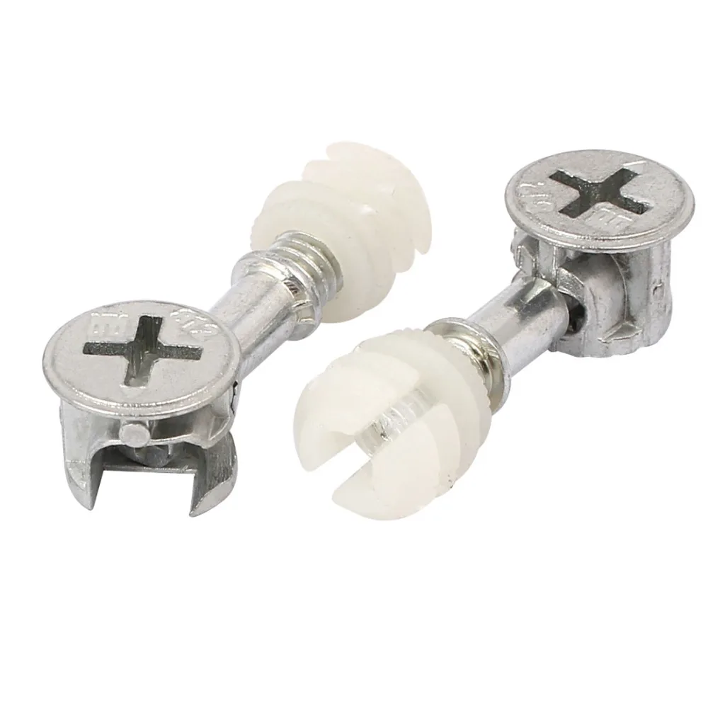 UXCELL 20 Sets 13mm Dia Furniture Side Connecting Dowel Pre inserted