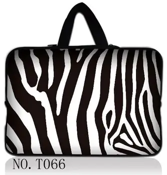 

Zebra Stripes 10" 12" 13" 14" 15" 17" Soft Laptop Sleeve Hand Bag Case+Handle