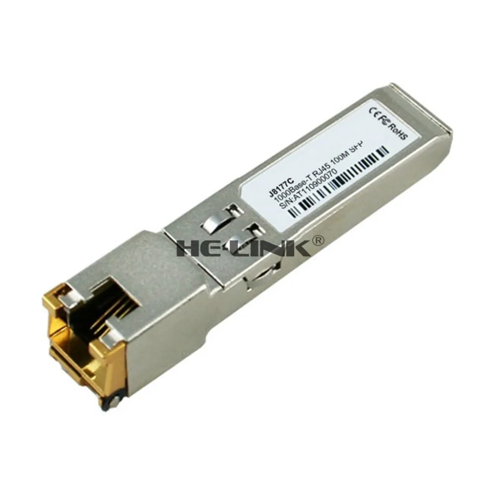 J8177C 1000Base-T SFP RJ45 100m Transceiver Compatible with HP