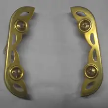 2 шт. alto саксофон запчасти латунь Неокрашенный