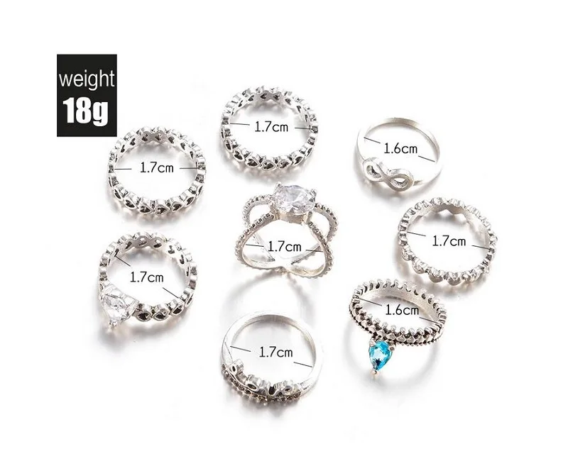 8PCs/ Set Toe Rings for Women Bohemian Toe Rings Women Teenagers Jewelry Natural Wedding Engagement Star Toe Ring Set Jewelry