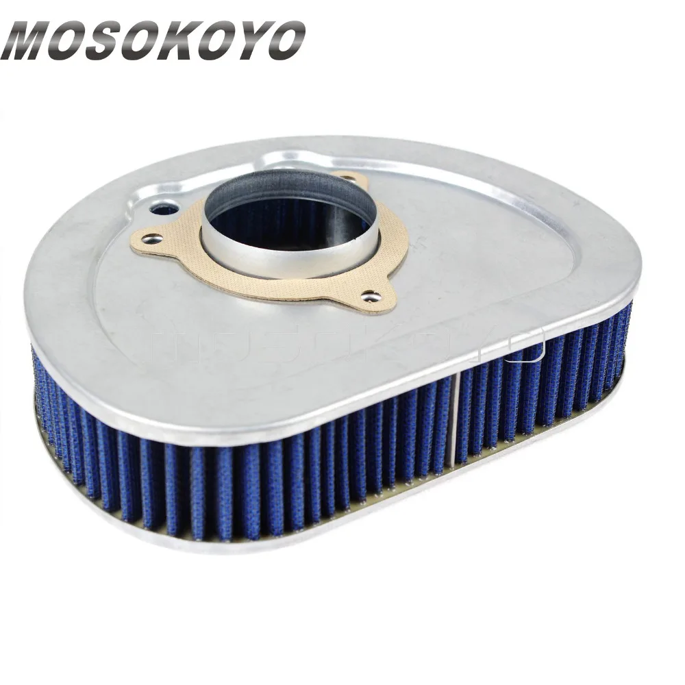 

Blue Motorcycle Air Filter Air Cleaner HD-1508 for Harley Road King Road Glide FLHX EFI FLHRI FLHT FLHX 2008-2012