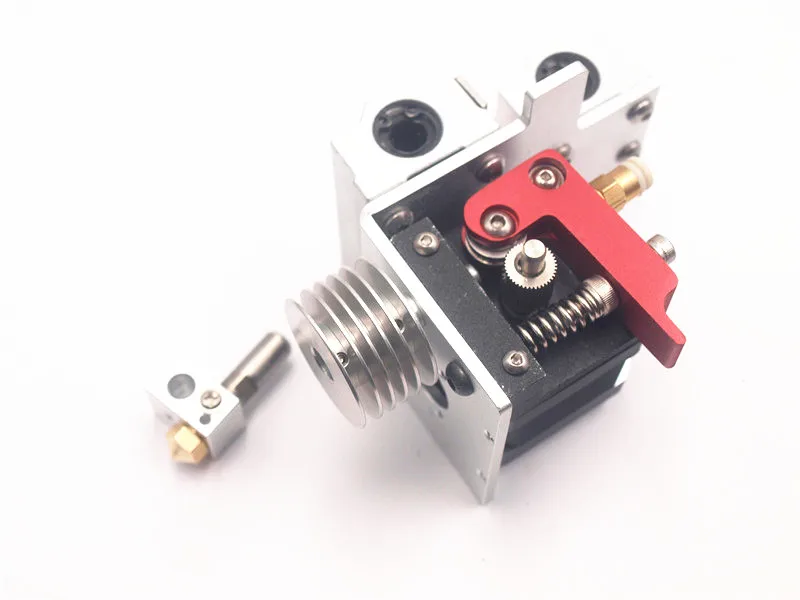 Funssor Prusa i3 direct MK10 extruder+ X axis carriage upgrade kit aluminum alloy extruder 0.4mm nozzle metal x extrusion kit