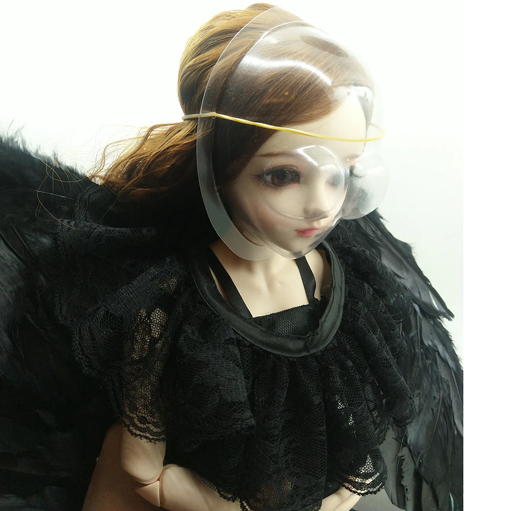 2" полный набор+ макияж 60 см Fallen Angel Imogen EVA BJD кукла+ стеклянные глаза+ черный ручной работы бумажное крыло демон злой девочка Подарочная игрушка