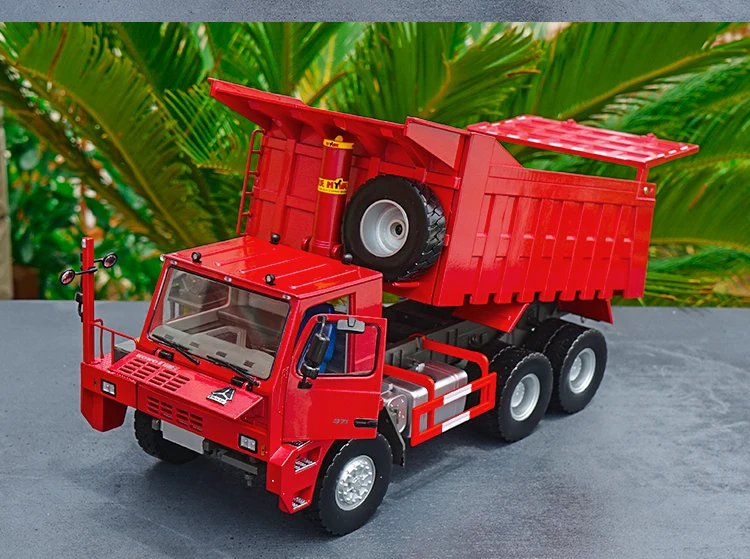 Коллекционная модель игрушки из сплава подарок 1:24 Масштаб SinoTruk HOWO 70 T сверхмощный
