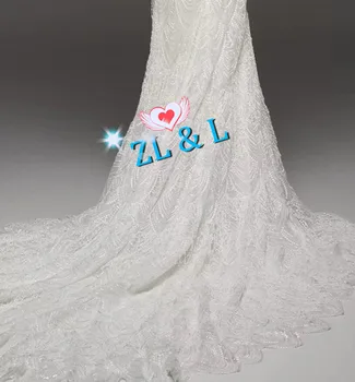 

Sequin embroidery French mesh tulle lace African lace Nigerian tulle suitable for wedding dress fabric women's wear