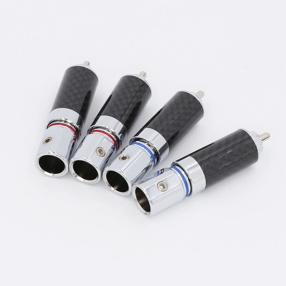 Hi End Разъем RCA с родиевым покрытием аудиокабель штекер динамика|Коннекторы и