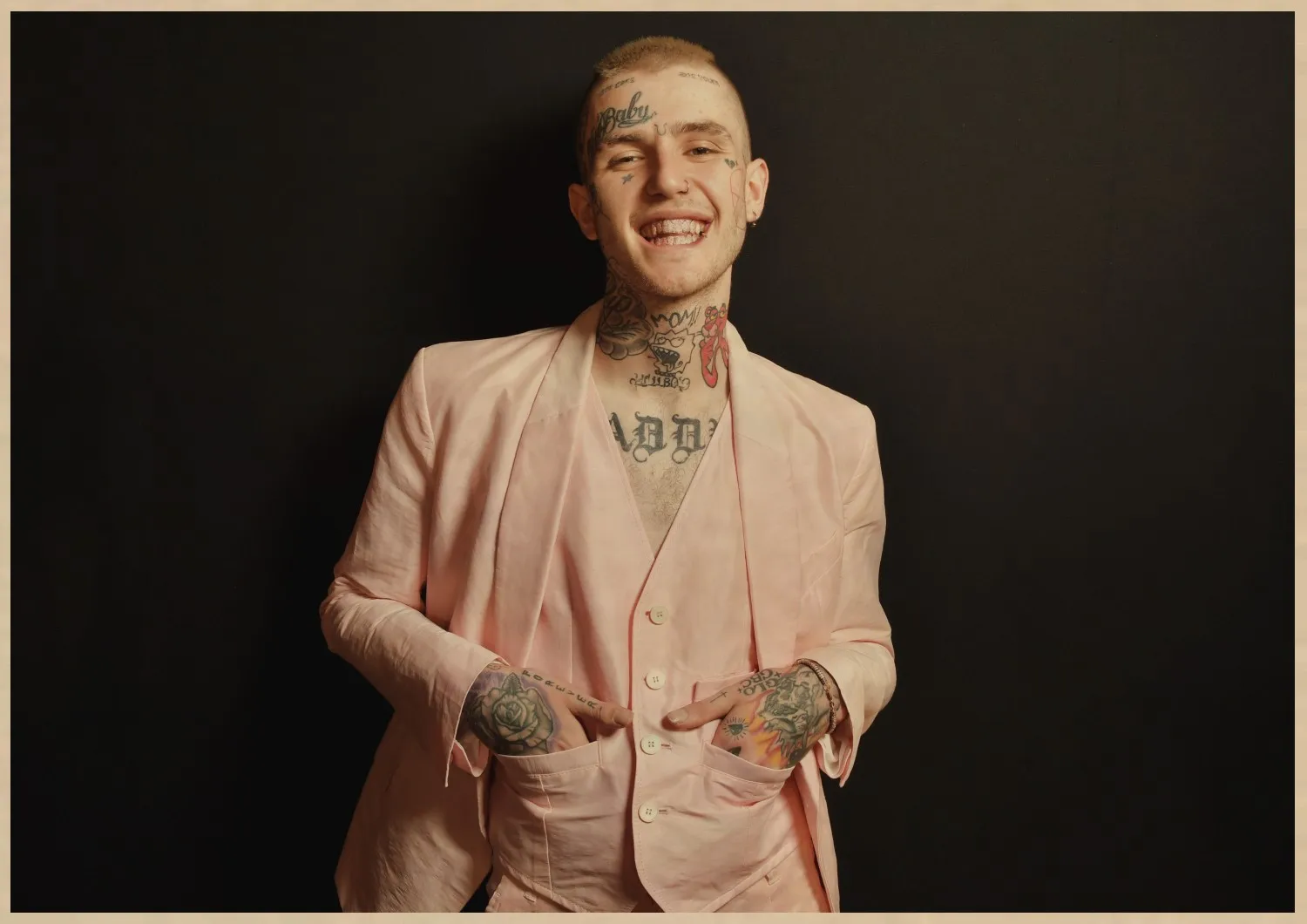 Lil Peep художественный постер Ретро Винтажные постеры из крафт бумаги домашний