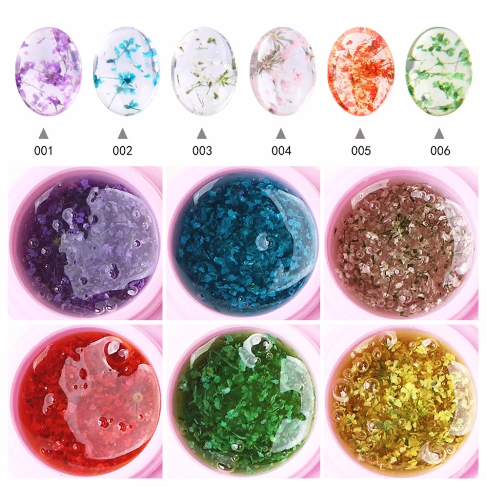 

JAVRICK 8ml Colorful Resin Liquid Pigment Dye Raw Material Natural Picked Dried Flowers Glue