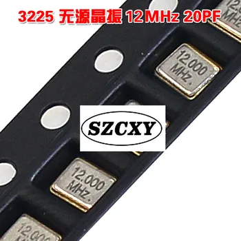 

100PCS Hot selling ,original 3225 12MHZ Passive crystals 12M -+10ppm 20pF 4P