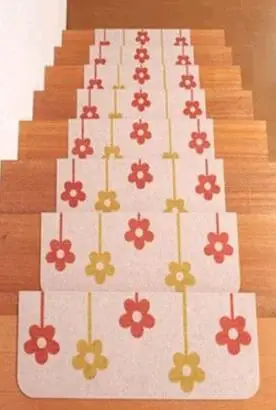 5 unids historieta Alfombras esteras de la escalera de las escaleras