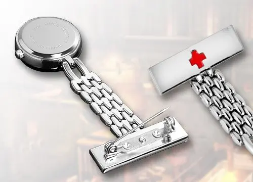 Женские маленькие Классические кварцевые карманные часы Fibula с красным крестом