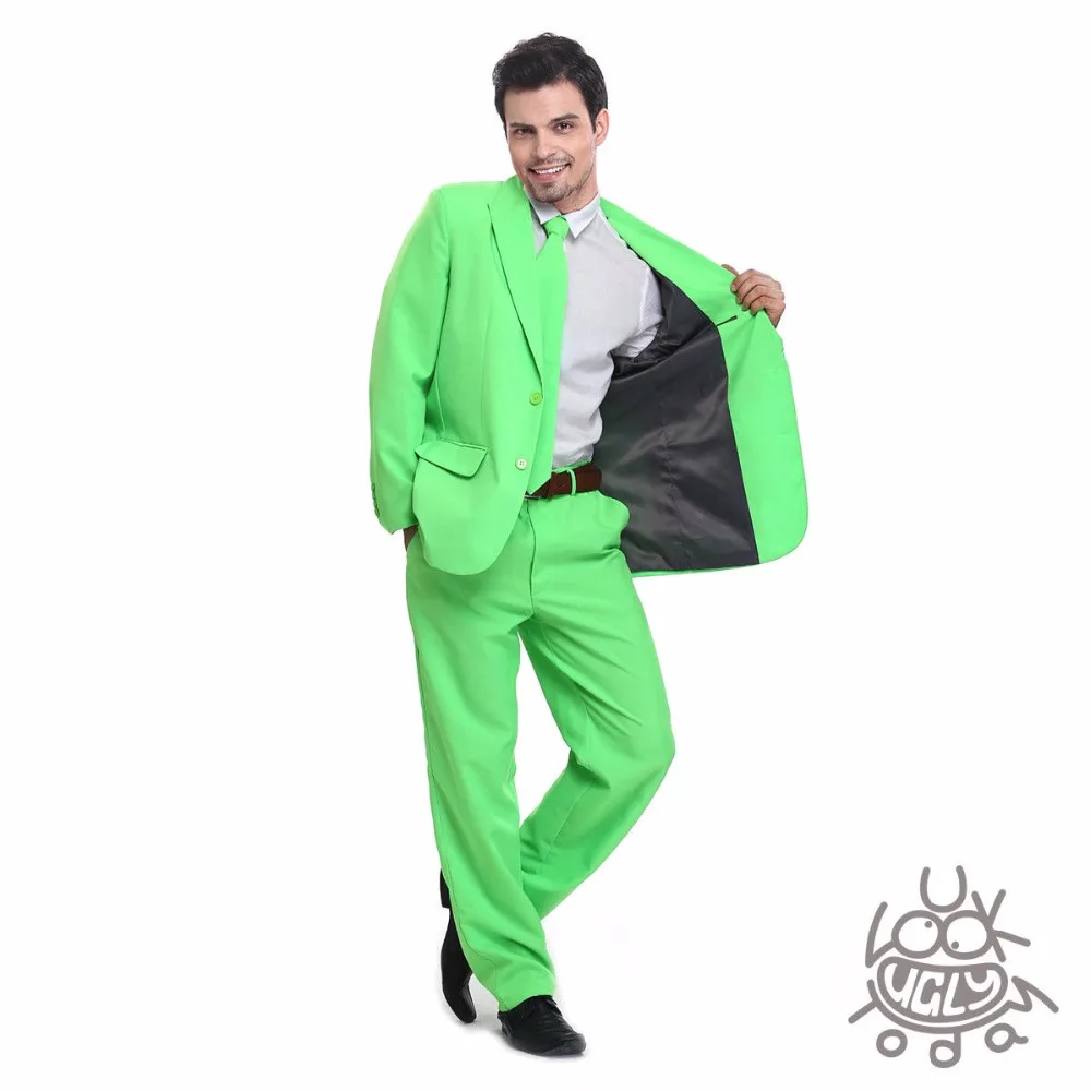 New Funny Christmas Suits Men Solid Casual Men Christmas Costumes Kerst Pak Suit For Men Jacket 2 Pieces Jacket Pants Tuxedo Suit Party Suitmen Wedding Aliexpress