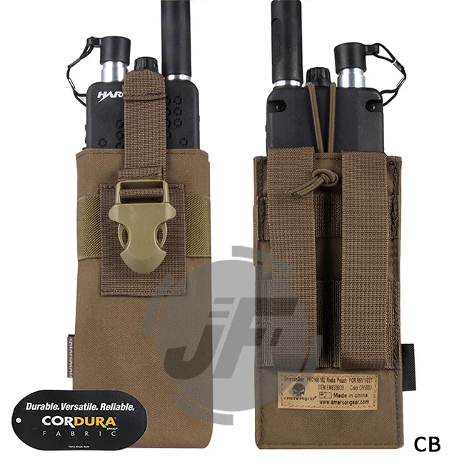 Emerson тактический MOLLE MBITR PRC148 152 радио чехол EmersonGear Walkie Talkie карман w/Пряжка для крепления RRV жилет - Цвет: CB