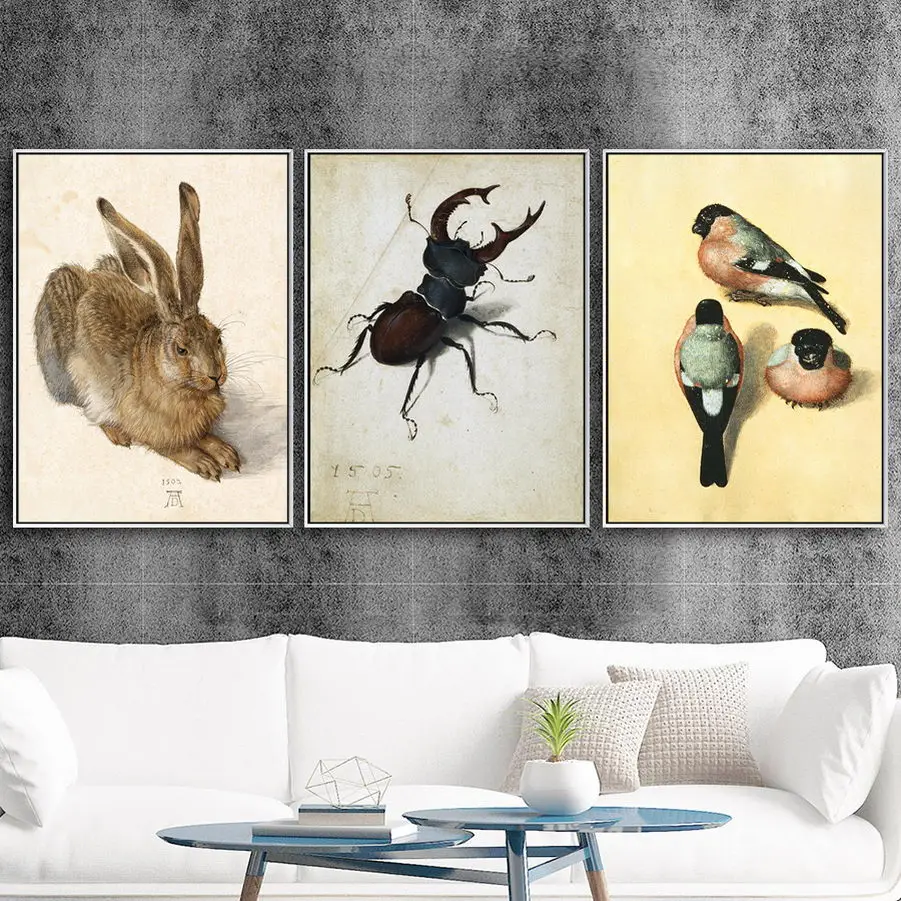

Home Decoration Print Canvas Wall Art Poster Oil Unframde Drawings Paitings Pictures Albrecht Durer Animal and Figure