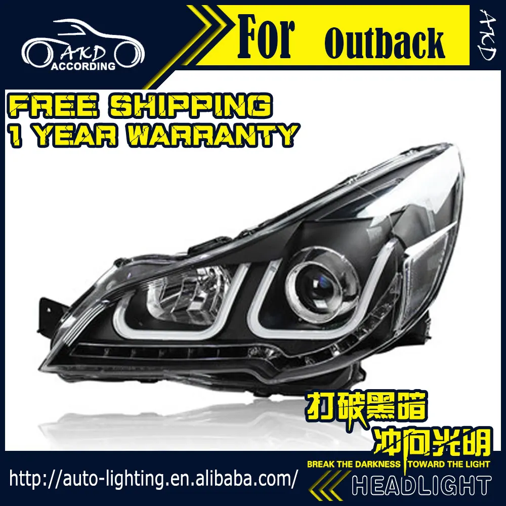 АКД стайлинга автомобилей Фара для Subaru Outback фары Legacy светодиодный DRL H7 D2H Hid