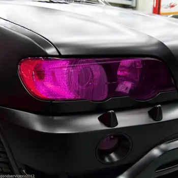 

Purple Auto Vehicle Car Headlight Tailight Fog Light Vinyl Wrap Film Sheet Cover Sticker Overlay For Ford Cadillac Ferrari Buick