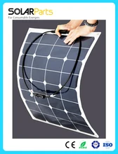 95W factory direct semi- flexible solar panel mono solar panel solar module for RV/Boat/Golf cart/Marine/Yachts/Home use