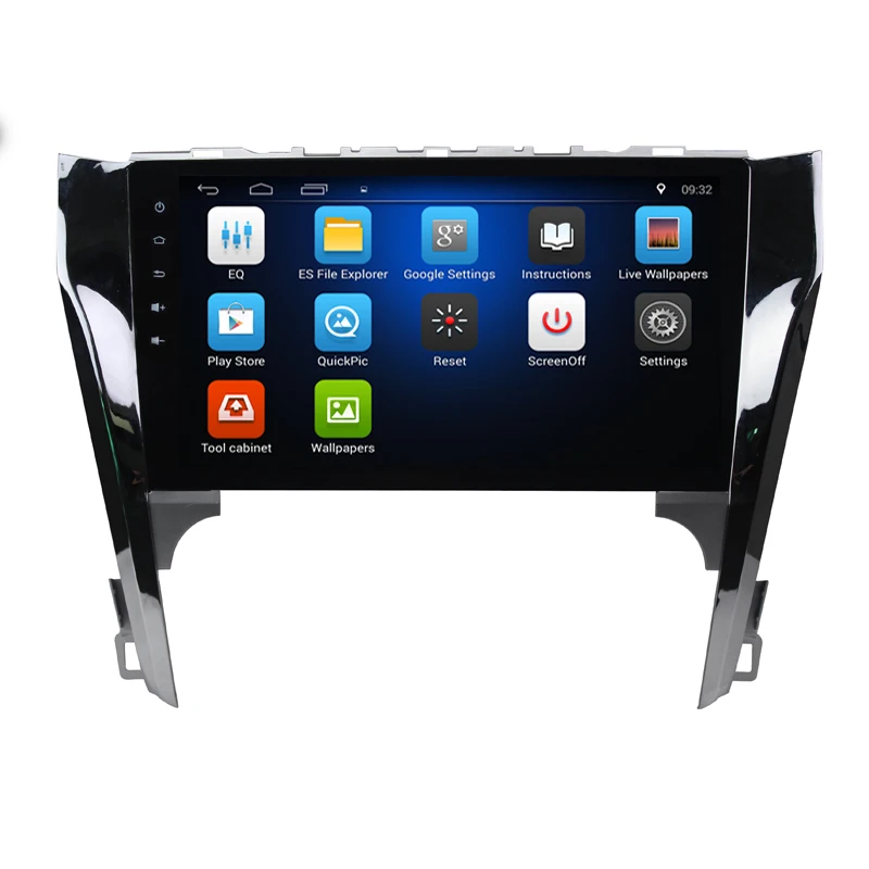 Discount 10.2" Quad Core Android 8.1 1G RAM 16G ROM Car Radio for Toyota Camry 2012 with GPS Navigation steering wheel Free map 5