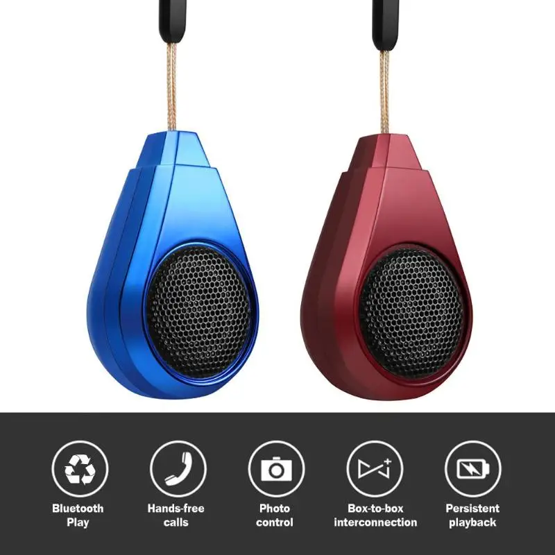 AK003 Portable Mini Wireless Bluetooth Speaker Music Loudspeaker Sound Box Outdoor Column Box Stereo HiFi Boxes