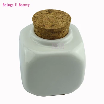 

1 pc/lot Porcelain Material White Color Nail Art Acrylic Glass Dappen Dish Liquid Powder Container