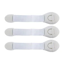 2 шт. замок шкафа ящика дверь замок на Холодильник туалет удлиненный Бенди безопасности Пластиковые замки для детей Детская безопасность