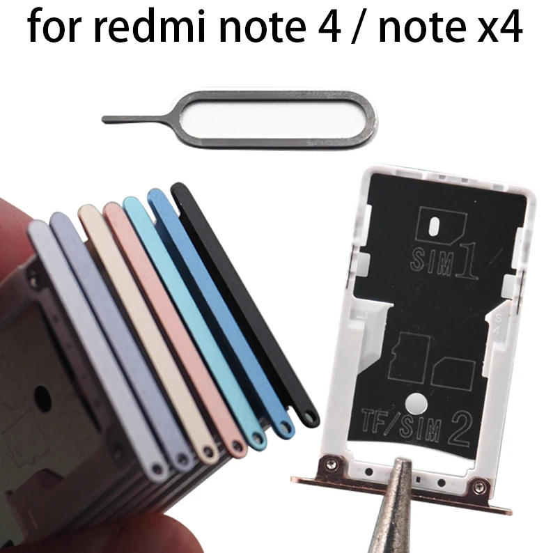 1 шт для Redmi Note4 4X держатель для sim-карты Micro SD карта адаптер держателя слота для Xiaomi Redmi Note 4 4xfor Redmi Note 4 4X