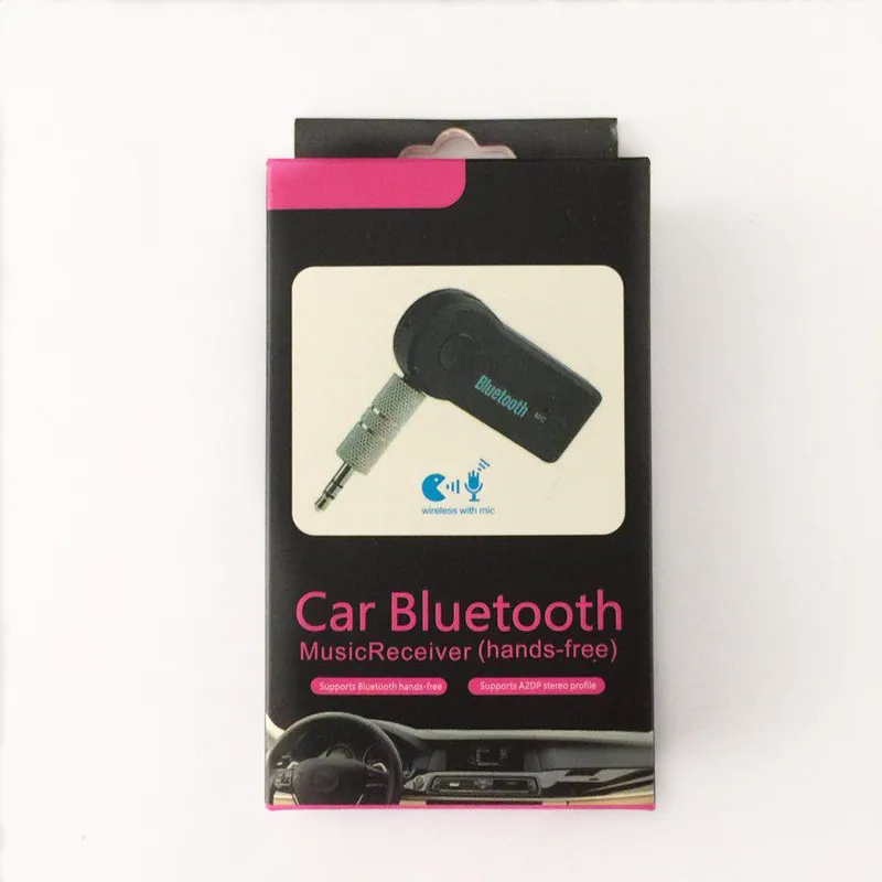 Bluetooth аудио приемник Универсальный 3,5 мм авто AUX A2DP функция приемник музыкальный приемник адаптер Комплект для динамика автомобильные наушники ПК - Цвет: With Retail box