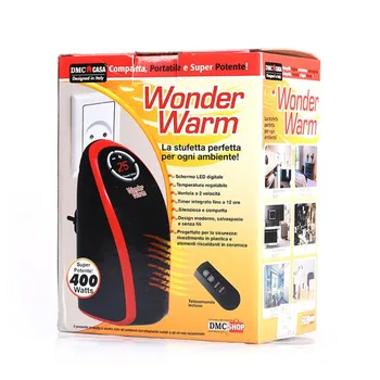 

Electric Air Heater Winter 400W Remote Control Mini Powerful Warm Blower Fast Heater Fan Stove Home Office Handy Wall Heater