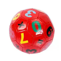 Размеры 2 красный/белый футбольный мяч Для детей Футбол спортивные интеллектуальная игрушка с Чистая сумка + игла для впуска воздуха