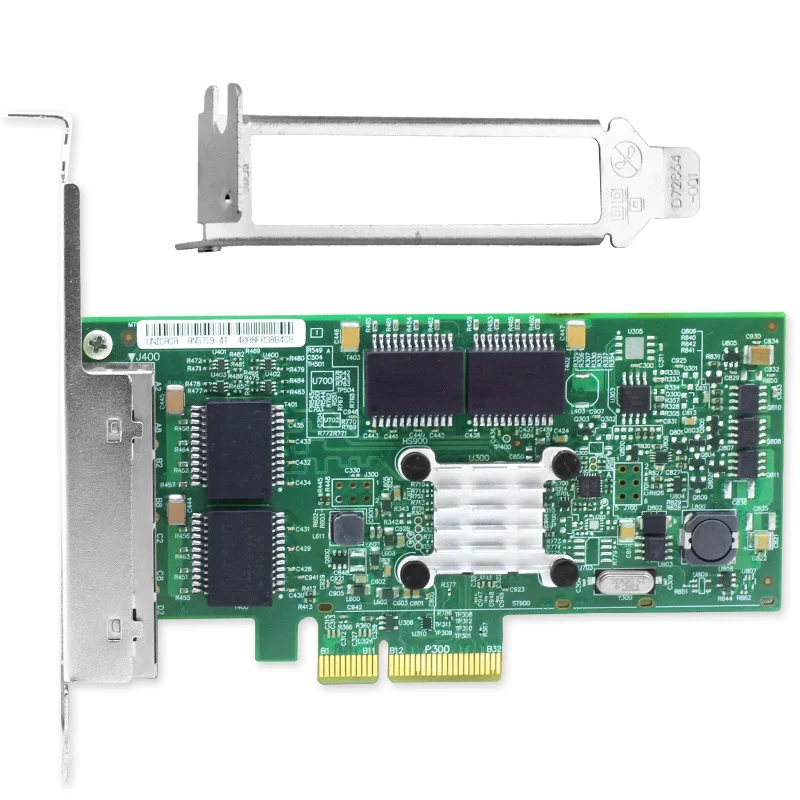 

PCIe X4 Gigabit Ethernet NIC Card 4 Port Network Adapter 10/100/1000M For Server
