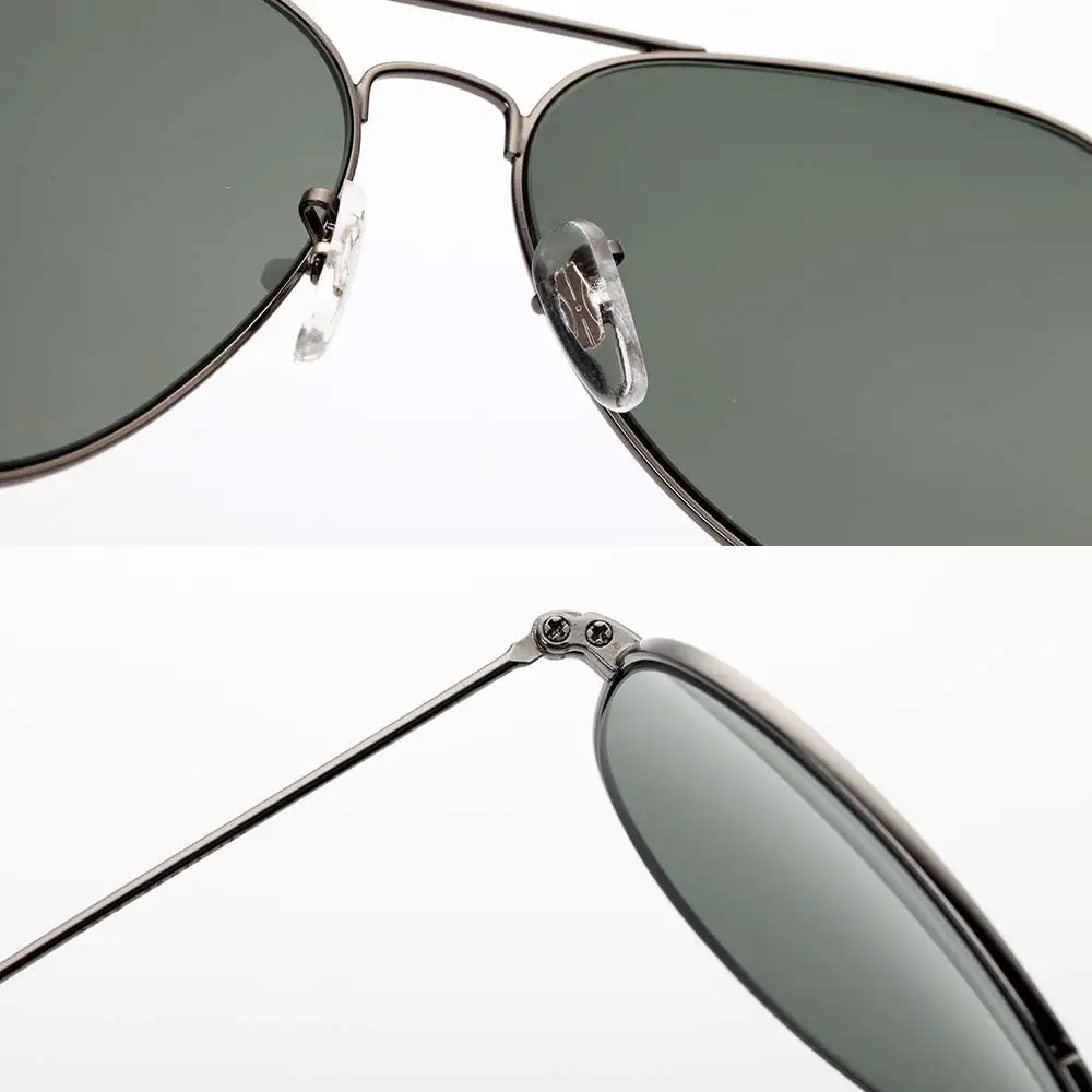 Для взрослых мужчин горячая распродажа/Пилот новые стеклянные линзы поляризационные солнцезащитные очки es для женщин ретро мужчин вождения Gemajing Trendsetter3026