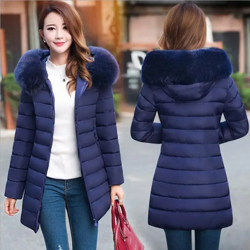 Femme Parkas Le À Rembourré Manteaux Vers blue D'hiver Coton Veste Black Bas red Femmes Épais Et dark Green Capuchon Vestes Red Manteau wine Pour Chaud Hiver tCqwTTfO
