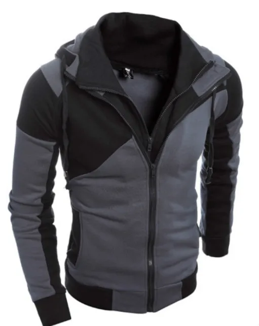 

Free shipping men fashion autumn and wintner hoody jacket 5887