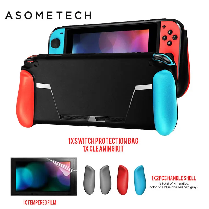 Мягкий защитный чехол для Nintendo Switch черный NS NX консоль из ТПУ ручка Nintendo|Сумки| |