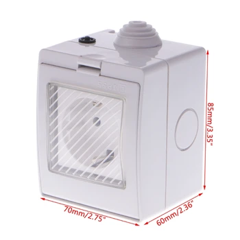 

Wireless Smart WIFI Plug Socket Switch IP55 Waterproof Home Remote Control Timer Drop Shipping Support