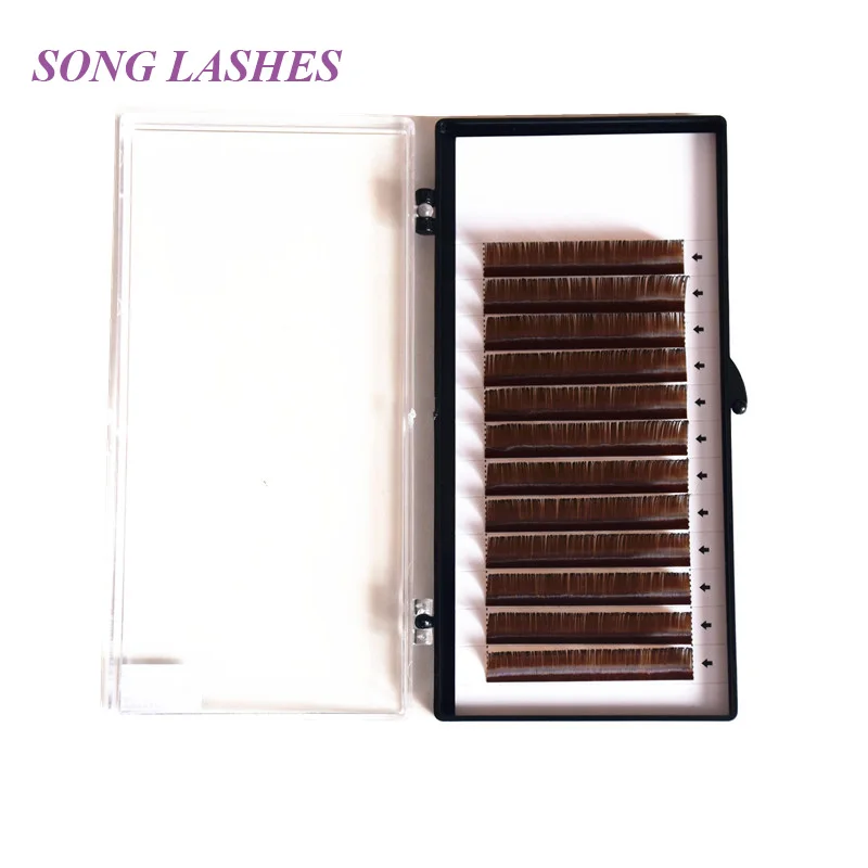 SONG LASHES высокое качество накладные ресницы 12 линий в лотке