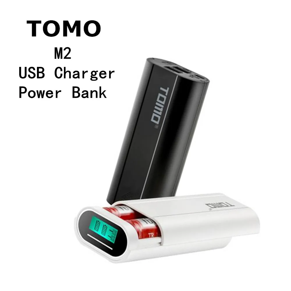TOMO M2 2x18650 литий-ионная универсальная батарея USB зарядное устройство DIY умная