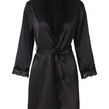 1620 женский атласный Шелковый кружевной халат, женский кружевной халат, женские халаты, одежда для сна, женский сексуальный халат для женщин, Прямая поставка
