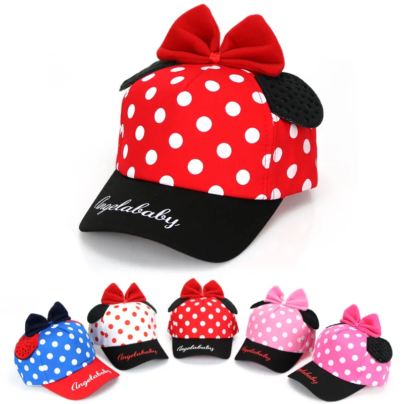 Kids Polka Dot Pattern Baseball Cap Kids Polka Dot Pattern Baseball Cap