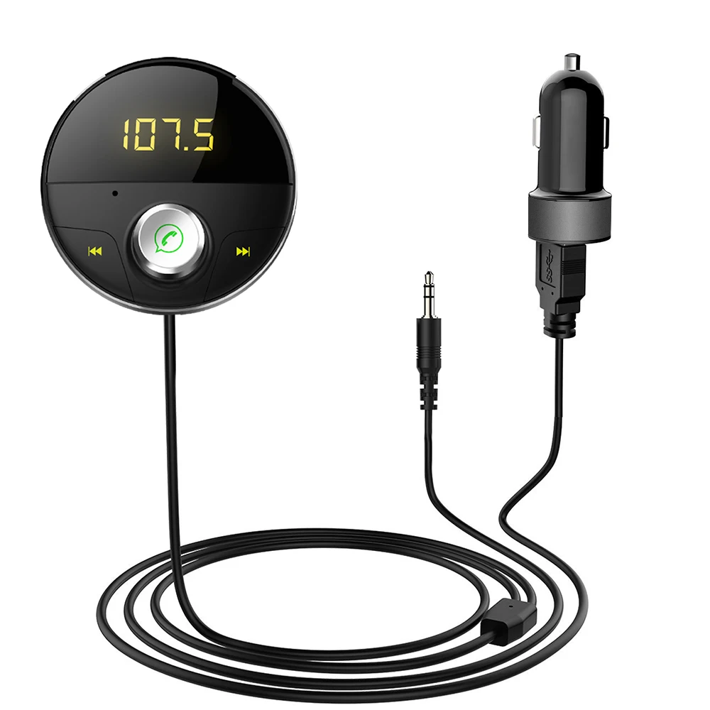 Tancredy Car Bluetooth Aux Receiver FM Transmitter Adapter