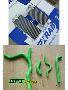 

Aluminum Radiator + hose for Kawasaki KX250F KXF250 KX 250F 06 07 08 2006 2007 2008 RH&LH GPI high-per