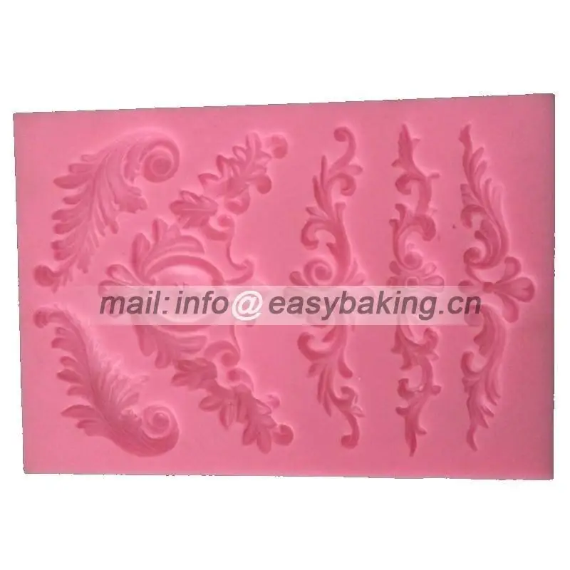 Silicone Cake Border Mold European Lace Silicone Mold For Cupcake Decorating Chocolate Arts & Crafts Kitchen Baking