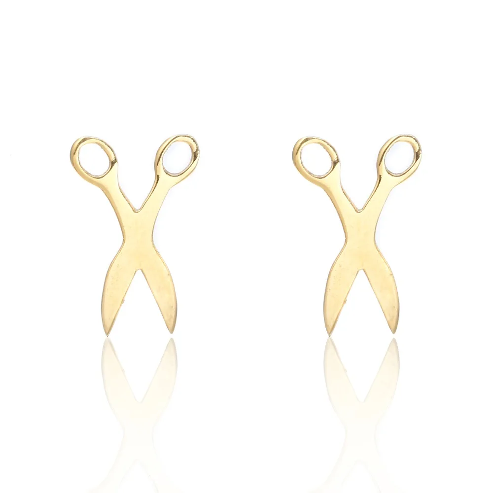 

New !Fashion jewelry gold color Geometric with big beads stud earrings best gift for women girl wholesale e0109