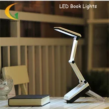 HGHomeart Reading Light Rechargeable Folding LED Light Book Reading Lamp Book Reading Lamp Desk Lamp Black Notebook Power Bank
