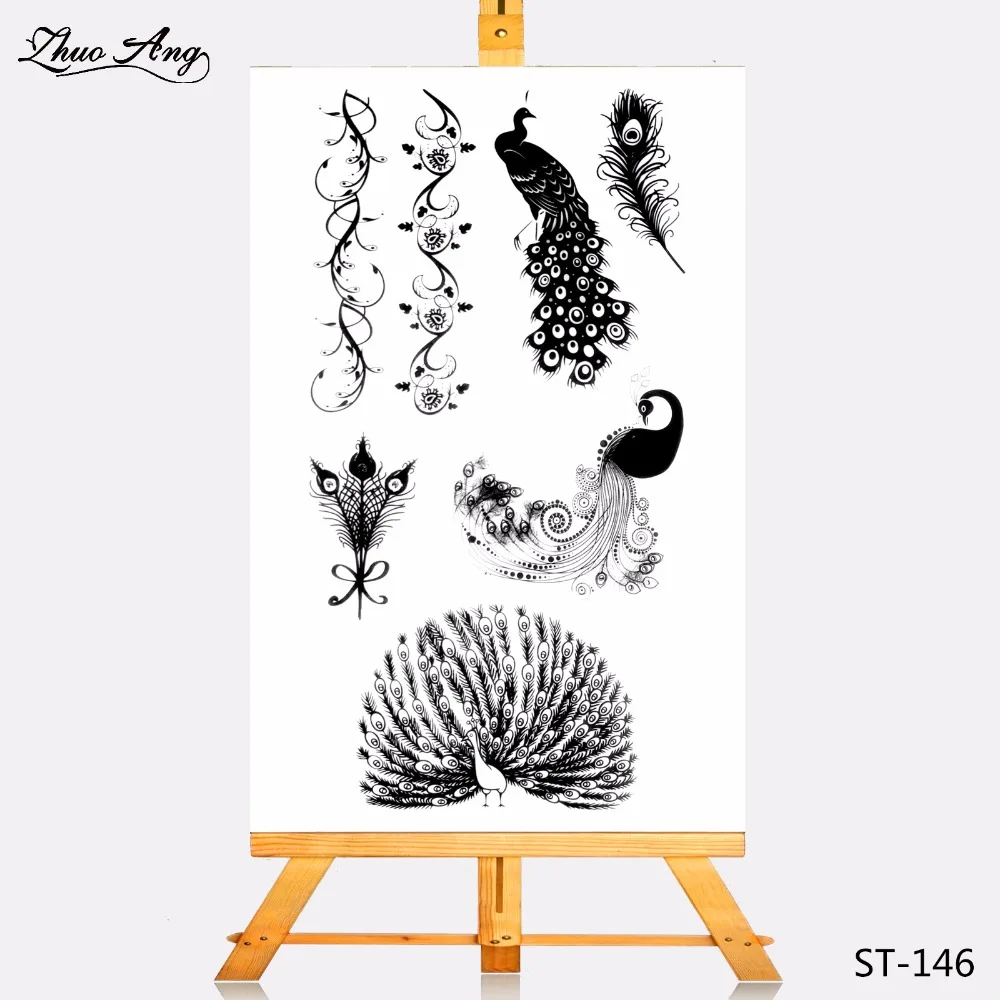 

ZhuoAng Transparent Clear Stamp Beautiful Peacock Seal for DIY Scrapbooking Photo Album Card Making DIY Decoration Supply