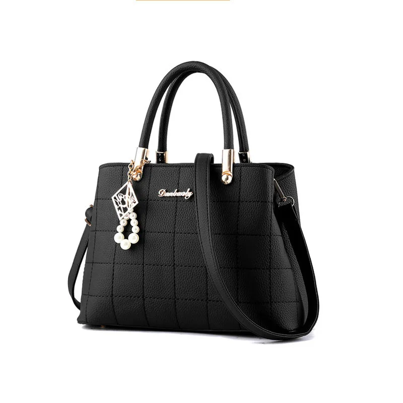 

Mnee Women New Leather Handbag Fashion Style Luxury Shoulder Bags Wear-resisting Durable Ladies Totes Bags Female 2018 New