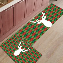 Мультфильм Счастливого Рождества 2 шт коврик на кухню аксессуары для ванной комнаты Набор грязи мусор Траппер сапог скребок для обуви впитывающий воду