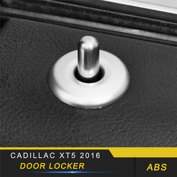 

For Cadillac XT5 2016 Car Styling Door Gate Locker Lock Cap Cover Trim Frame Sticker Interior Accessories