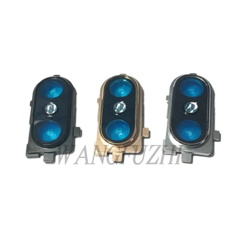 

WANGFUZHI Original for Xiaomi Mi8 Mi 8 Back Glass Camera Lens with Metal Frame Replacement Part